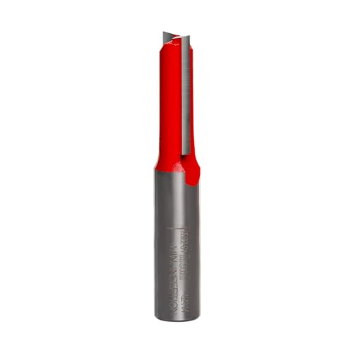 Image of Freud 12-114: 15 /32 inch (Dia.) Double Flute Straight Bit with 1 /2 inch Shank