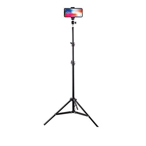Trépied téléphone portable réglable 160 cm SCRUBY avec déclencheur Bluetooth en aluminium