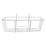 BESTOYARD Porta Piante da Esterno in Ferro Bianco Resistente alla Ruggine Design Delicato, Facile da Appendere su Ringhiera per Balcone e Spazio Abitativo