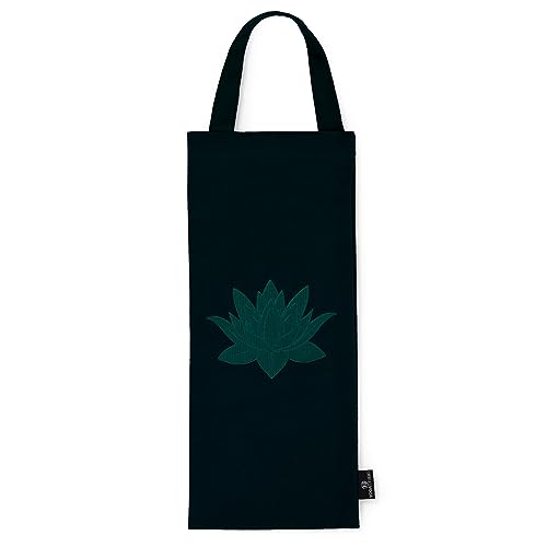 Yoga Studio Saco de arena de algodón para yoga, solo funda (verde azulado) - Imagen 3