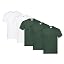 3 Bottles Green 2 White + 1 Shopping Notebook