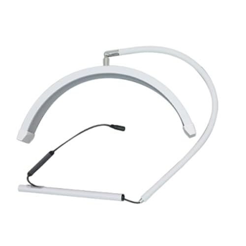 Lámpara de Uñas LED de Media Luna blanca AMONIDA de 16" para salones y estética 3