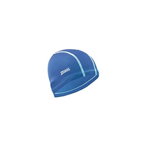 Zoggs Light Blue Nylon-Spandex Swimming Cap Cover