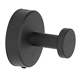Photo Gallery drikou portasciugamani, appendiabiti da parete singolo in acciaio inossidabile 304 nero, ganci per asciugamani per appendiabiti appendiabiti bagno cucina camera da letto Photo Gallery drikou portasciugamani, appendiabiti da parete singolo in acciaio inossidabile 304 nero, ganci per asciugamani per appendiabiti appendiabiti bagno cucina camera da letto