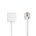 Produktbild NEDIS Telefon-Verlängerungskabel | RJ11 (6P4C) Stecker | RJ11 (6P4C) Buchse | Kabeldesign: flach | Kabeltyp: RJ11 10.0 m Weiss