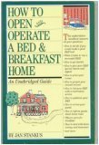 How To Open And Operate A Bed & Breakfast Home 1564400530 Book Cover