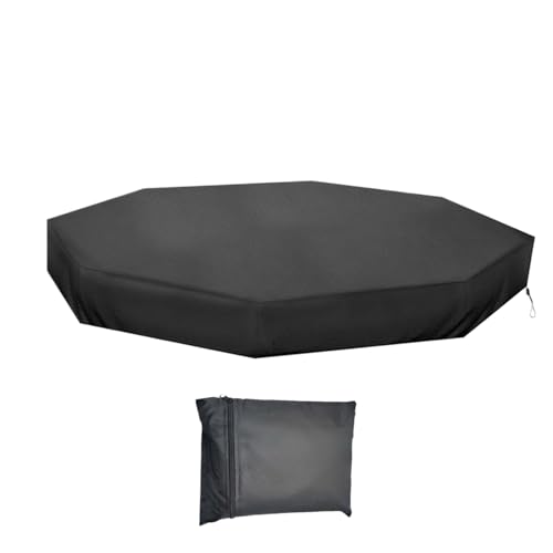 Cubierta octágono para caja de arena resistente al viento y protector de lona plegable