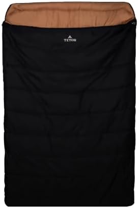 Teton Mammoth Queen Size Double Sleeping Bag- A Warm Bag The Whol...