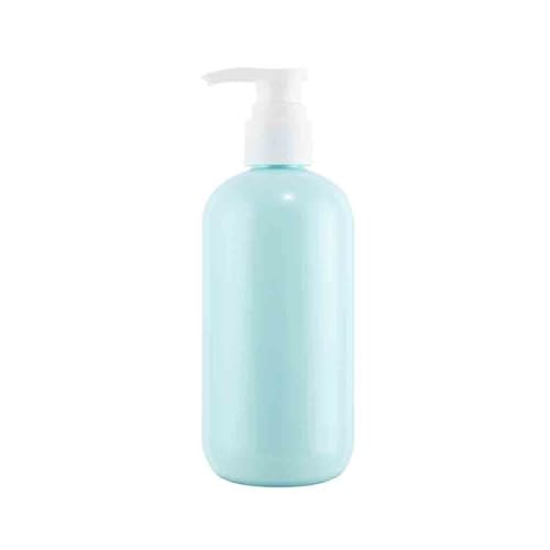 Dosificador de jabón Dispensador de jabón azul, dispensador de loción redondo, botella de plástico con cabezal de bomba for el hogar, el hotel y el baño, 300 ml/500 ml Dispensador jabon baño(Grande)