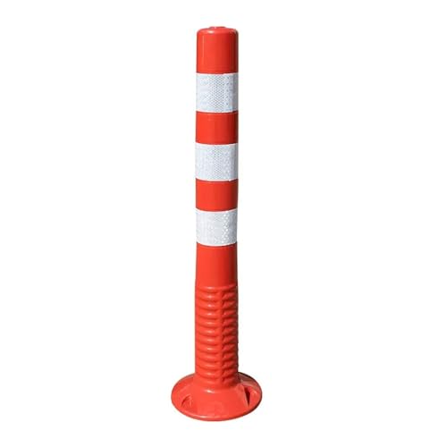 Stiwaup 30" Reflective Safety Cones, 12 10 9 8 7 6 5 4 3 2 1 Pcs Road Parking Lot Driveway Plastic Traffic Delineator Post/Crowd Control Barrier, Driving Practice Warning Cone