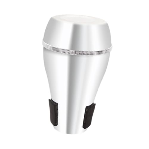 Generic Surdina para Trombone BB, Surdina para de Trombone Fácil de Instalar, Enfraquecimento de Som para Músicos Iniciantes E Amantes Da Música, Prata