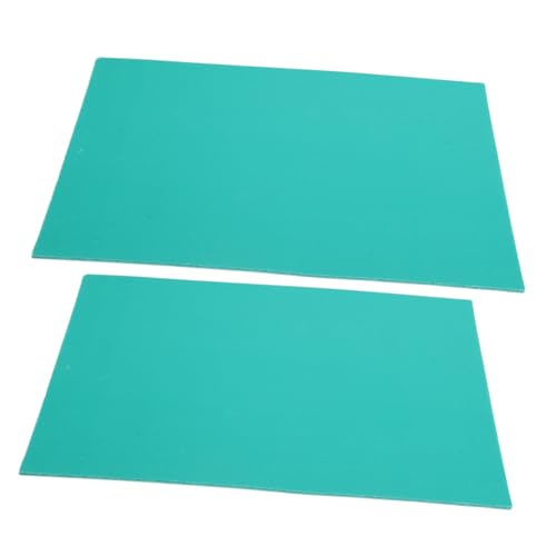 HAWILLOSCH 2pcs Sheet Engraving Board Carving Block Linoleum Blocks Printmaking Carving Tools Printmaking Engraving Supply Linoleum Carving Block Printmaking Tools Rubber Sheet Green