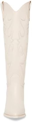 Madden Girl Women's Arizona Western Boot, Bone Paris, 8 | Image 1
