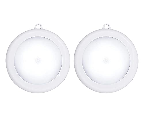 Image of VGMAX LED Motion Sensor Light, USB Rechargeable LED Nightlight, Wireless Sensor Wall Light, Camping Light White LED Light Night Lamp(White)(Pack of 4) (4)