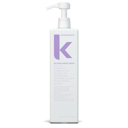 KEVIN.MURPHY BLONDE.ANGEL.WASH - Blonde Shampoo - Purple Shampoo for Blonde & Grey Hair - Colour Enhancement Hair Care - Colour Safe - Paraben & Sulphate Free - 1000 mL / 33.8 fl oz
