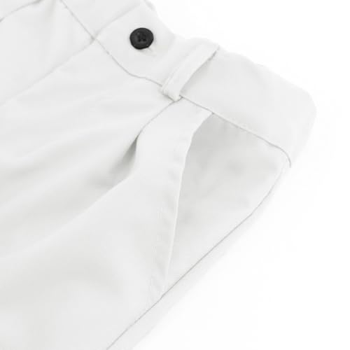 Boys Uniform Pants, Straight Fit Flat Front Trousers for Formal Occasion3