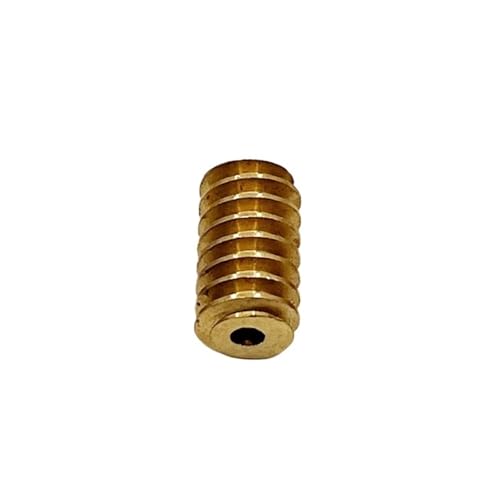 Engrenage hélicoïdal en cuivre de 6mm à vis sans fin pour modélisme et robotique