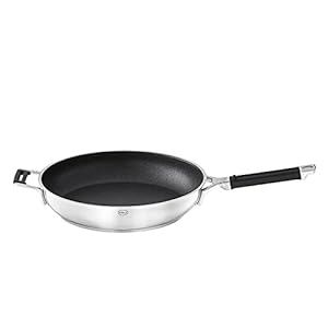 Rösle SILENCE PRO Cookware Collection 12.6 in. Stainless Steel Frying Pan with Non-Stick Coating