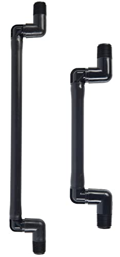 STEMAX-Wassertechnik: Hunter Swing Joint - 15cm oder 30cm - in 6 verschiedenen Ausführungen - Drehgelenkanschluss - Regnergelenkanschluss, Größe: 1/2" x 3/4" AG - 30cm Cover