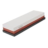 DECHOUS 白刚玉両面磨刀石 グリット 包丁研ぎキット キッチン鋏対応 精密仕上げ滑らかカット可能 プロ用多用途シャープナー