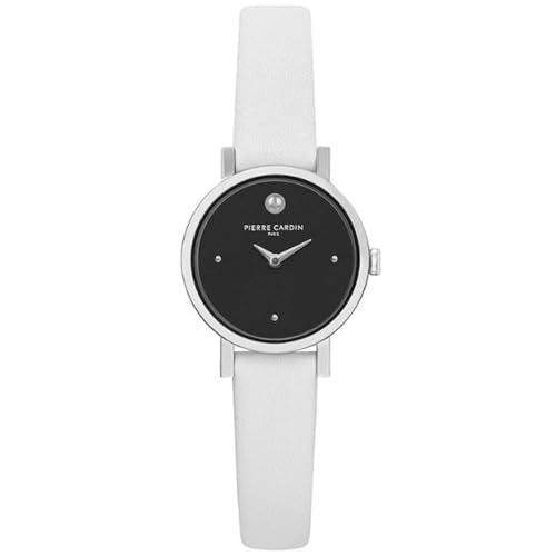 Pierre Cardin 32017751 - Orologio Da Donna, Analogico, Al Quarzo, Taglia Unica, Colore: Bianco, Cinghie