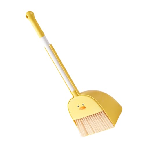 Ciieeo 用デスクトップクリーニングほうきちりり 軽量コンパクト かわいいアヒル形状 家事手伝いおもちゃ 手先の運動能力向上 室内掃除用