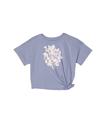 T-shirt violet adidas fille coupe large : vêtement souple anti-irritation