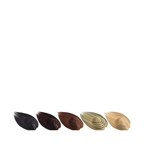 Topper de cheveux humains brésiliens pour femmes pièce de cheveux lisses