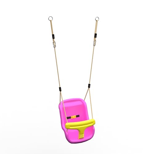 Plum Baby Swing Seat Accessory with Adjustable Ropes (Pink)