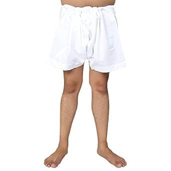 shukrana blessings hub Sikh Cotton Kachhera for Men & Women – Soft Breathable Readymade Boxer Style Undergarment White-picture-13