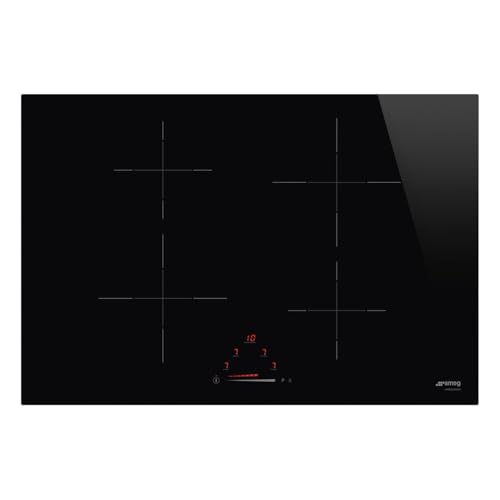 SMEG SI4742D, Plaque de cuisson à induction UNIVERSAL, Black glass