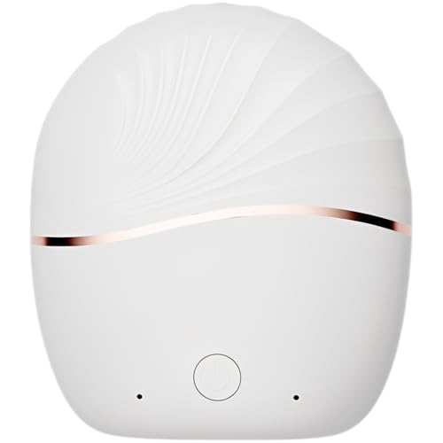 Cepillo planchador de pelo portátil recargable blanco miniatura 1