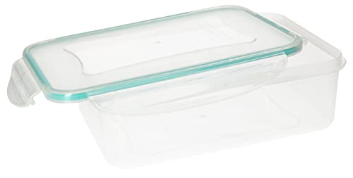 KOTARBAU® Recipiente de plástico para comida, 500 ml, Fiambrera, Contenedor rectangular, Tupper para almacenamiento de alimentos, Taper, Cierre hermético