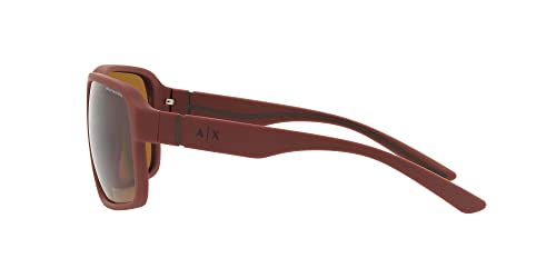 Image of Armani Exchange mens Ax4131su Universal Fit Square Sunglasses