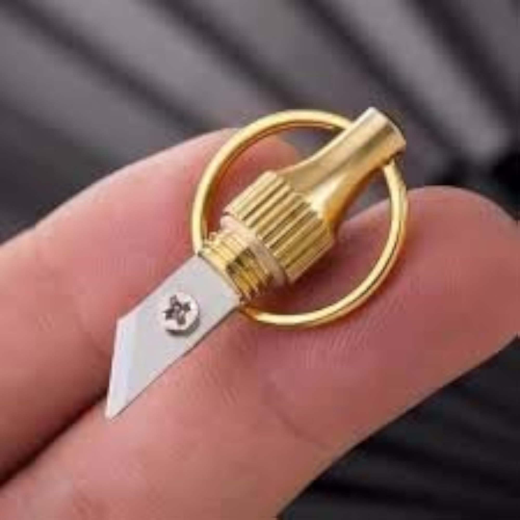 Stainless Steel Pocket Utility Cutter Keychain