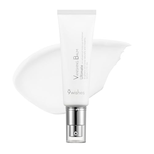 9 wishes VB Ultimate Tone-Up Cream (1.7 Fl. Oz.) - Ideal Makeup Primer, Hydrating Face Moisturizer with Niacinamide and Glutathione, Anti-Wrinkle, Reduce Fine Lines