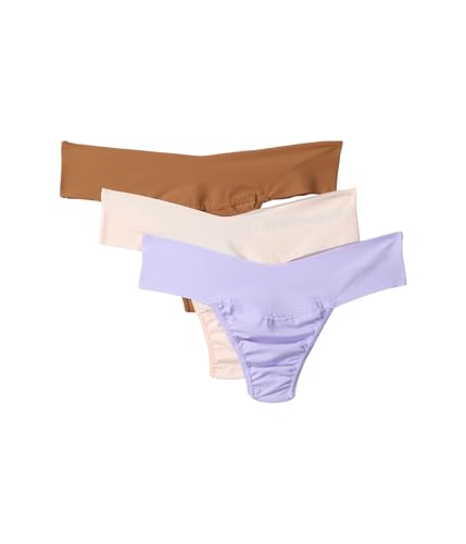 Image of hanky panky - BreatheSoft High Rise Thongs for Women | Microfibre Knit Underwear Panties, Lingerie | Sizes (XS-XL), 3 pack