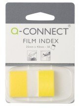 Q-Connect Index 25 x 43 mm Yellow