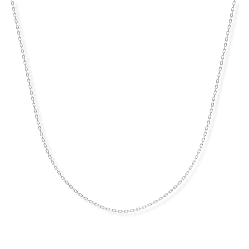 Image of Clara Anti-Tarnish 925 Sterling Silver Chain Necklace in 18 inches | Gift for Women and Girls| Minimal Daily Wear
