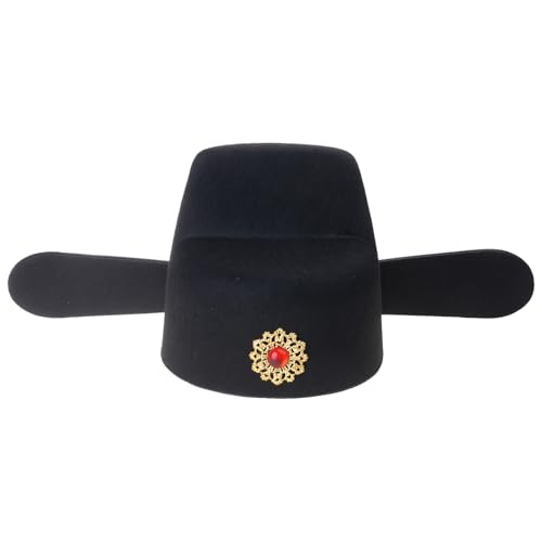 Song Dynasties Scholar Hat For Theater School Drama Dress Up Oriental Headwear Festival Celebration Chinese Emperors Chinese Emperors Costume