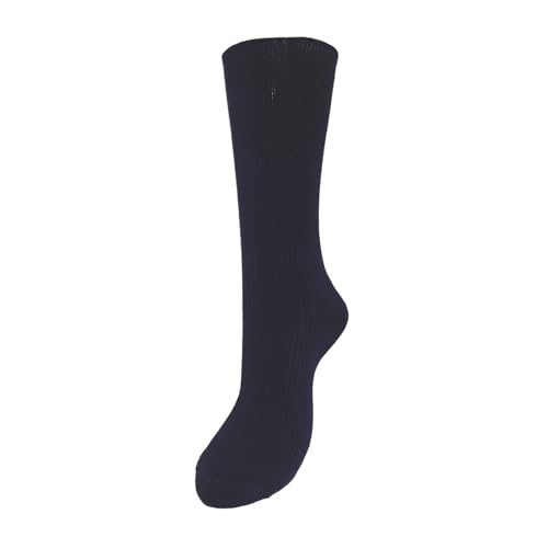 Fresh Cotton Socks, 100% Cotton on Skin Contact Area, No Rubber Thread, Rib Stitch, 27-29cm, Made in Japan