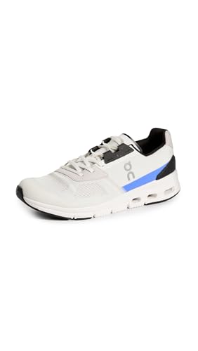 On Men's Cloudrift Sneakers, Undyed White/Cobalt, 9.5 Medium US