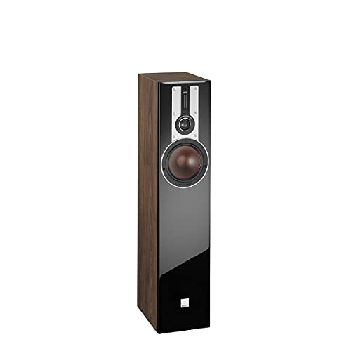 DALI Opticon 5 Walnuss Lautsprecher (2,5-Wege, 2.0 Kanäle, kabelgebunden, Terminal, 51-32000 Hz, Walnuss)