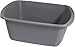 Vakly Wash Basins – Rectangular Plastic 7-Quart Graduated Hospital Soaking Tub with Markings – Small Portable Washbasin for Face Washing, Cleaning, Foot Bath, Dishes, Laundry & Bedside Care