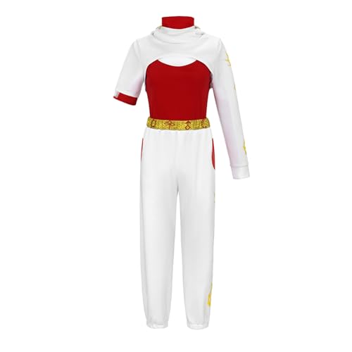 CR ROLECOS Nova Zombies 4 - Disfraz de Nove Shool para adulto, uniforme de animadora, disfraz de Halloween, camisa y pantalones, conjunto de 3 piezas, talla L
