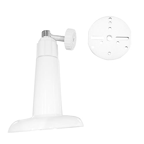 LALAFINA Security Camera Holder Wall Mount Camera Bracket Rotatable Mounting Base for Indoor/Outdoor Use
