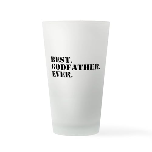 CafePress Best Godfather Ever Pint Glass, 16 oz. Drinking Glass
