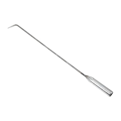 GALPADA Attizzatoio Braciere in Metallo Resistente con Manico Lungo Strumento Portatile per Escursionismo e Barbecue Poker per Falò Esterno Ergonomico e Facile da Usare