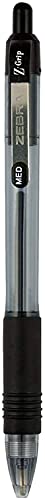 Stylos à bille rétractables Zebra Z Grip lot de 24 : parfaits pour l'école et le bureau - 5