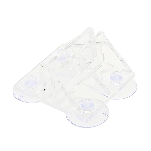 VANZACK 水槽の吸盤 ボトルウォーター 水槽の仕切り ネット 水槽とスタンド 水筒 水槽用仕切り 水槽の仕切り 水族館用品 Transparent